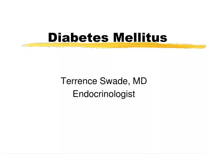 diabetes mellitus