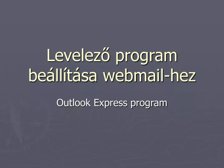 levelez program be ll t sa webmail hez