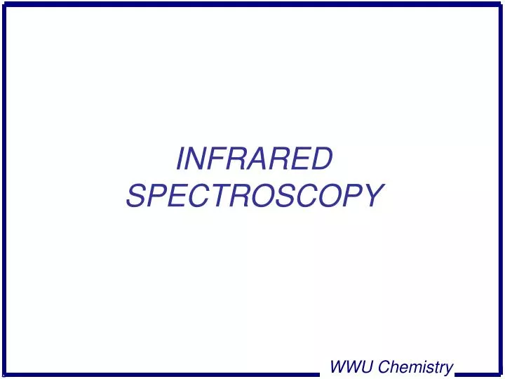 infrared spectroscopy