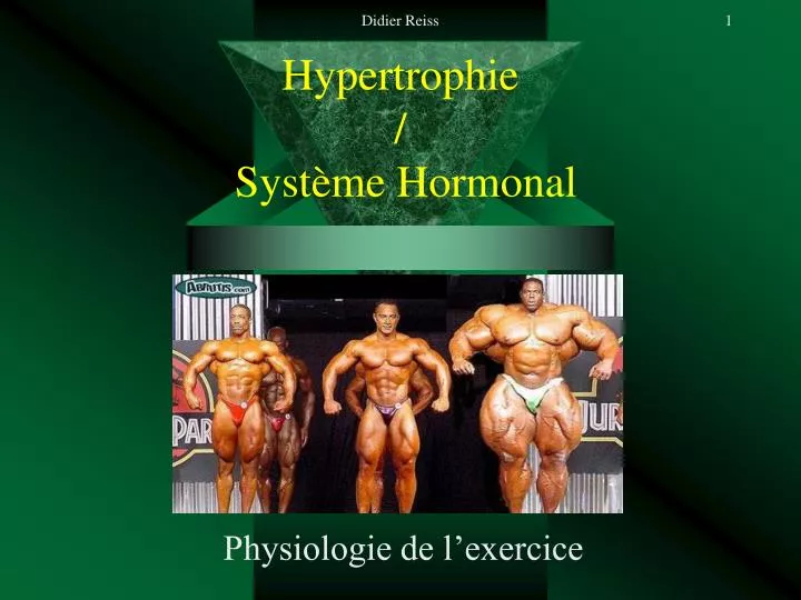 hypertrophie syst me hormonal