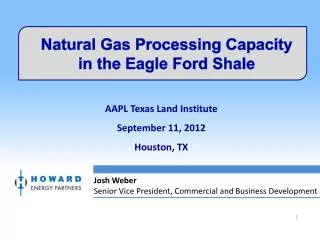 AAPL Texas Land Institute September 11, 2012 Houston, TX