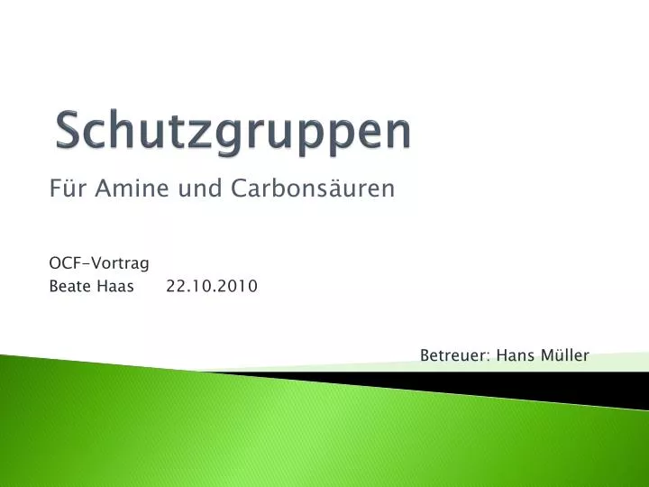 PPT - Schutzgruppen PowerPoint Presentation, Free Download - ID:1146190