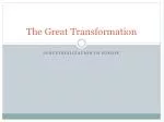 The Great Transformation - slide 1