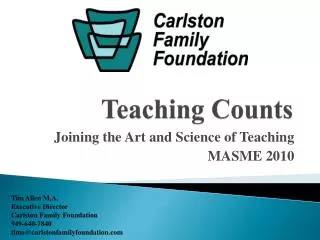 Teaching Counts