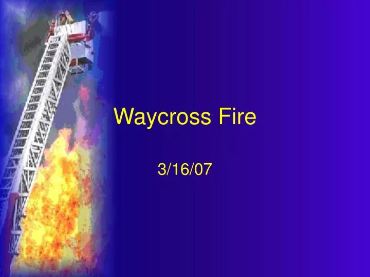 waycross fire