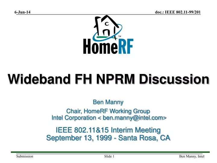 wideband fh nprm discussion