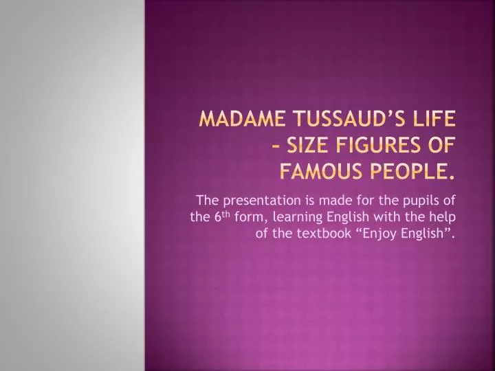 madame tussaud s life size figures of famous people