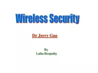 Wireless Security