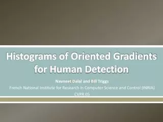 Histograms of Oriented Gradients for Human Detection