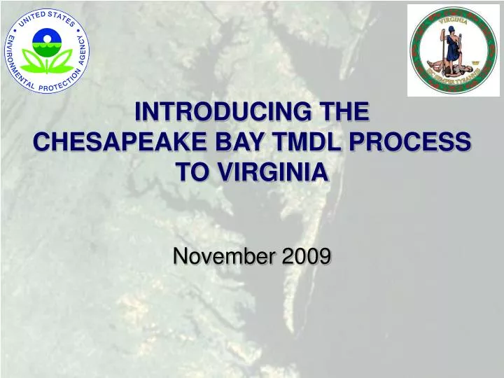 introducing the chesapeake bay tmdl process to virginia