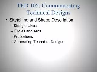 TED 105: Communicating Technical Designs