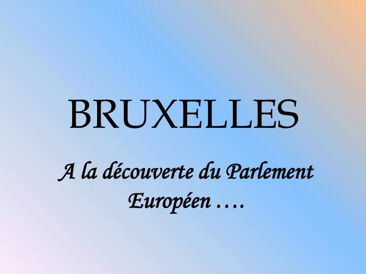 bruxelles