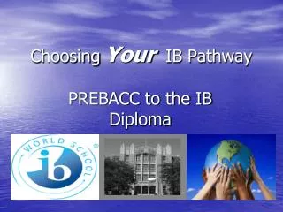 Choosing Your IB Pathway
