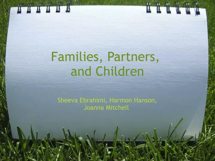 families partners and children
