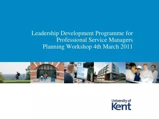 leadership development programme for professional service managers planning workshop 4th march 2011