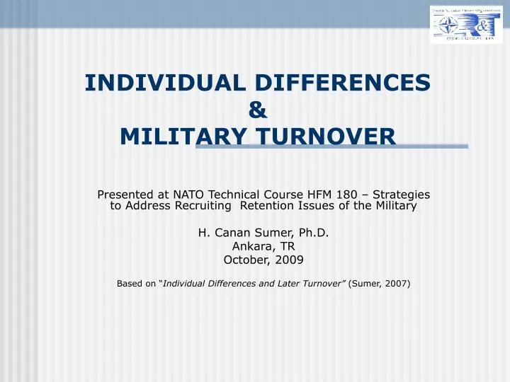 individual differences military turnover