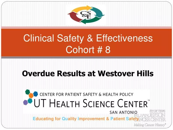 clinical safety effectiveness cohort 8
