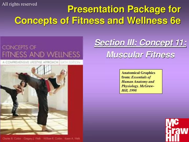 presentation package for concepts of fitness and wellness 6e
