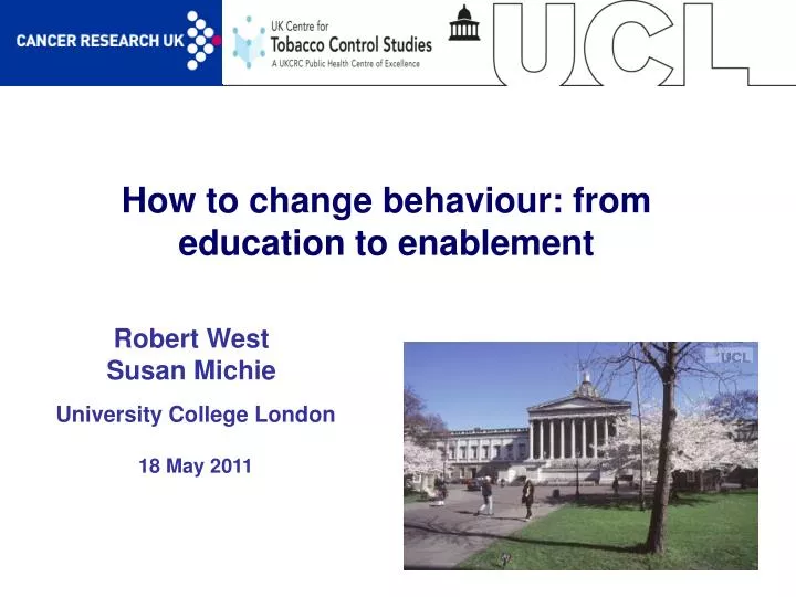 how to change behaviour from education to enablement