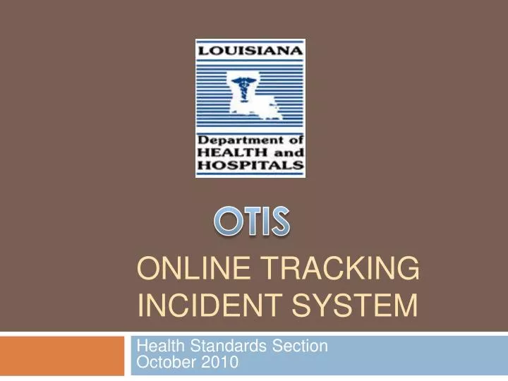online tracking incident system