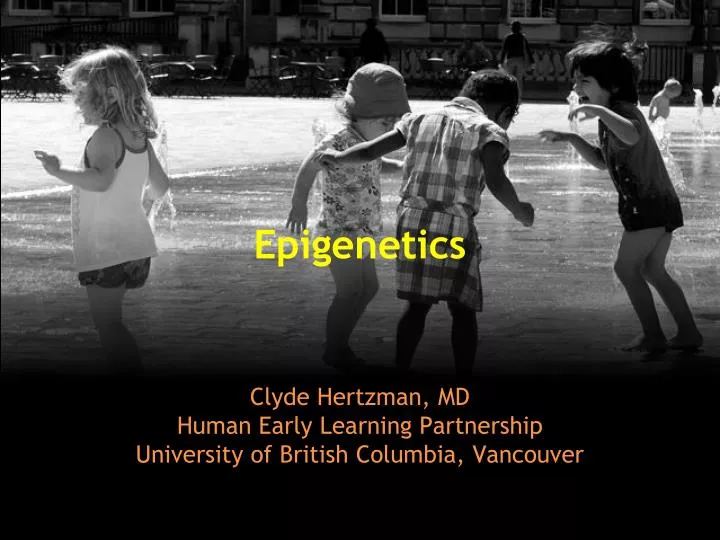 clyde hertzman md human early learning partnership university of british columbia vancouver