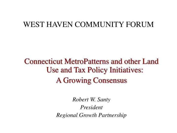 west haven community forum