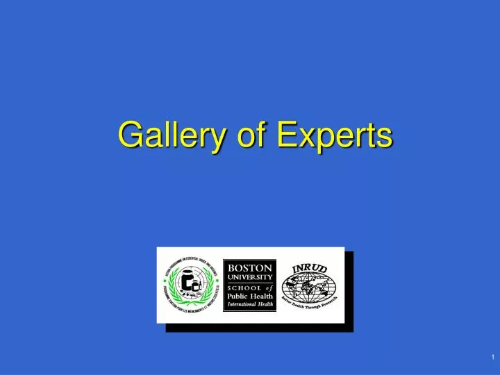gallery of experts