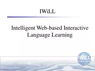 Intelligent Web-based Interactive Language Learning