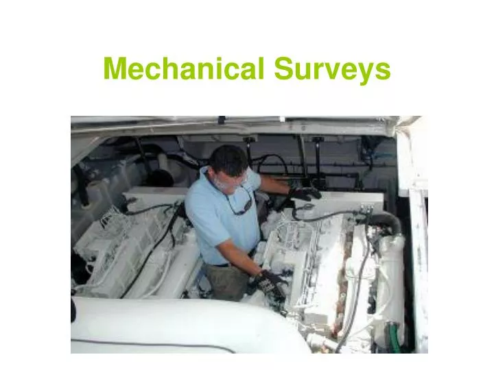 mechanical surveys
