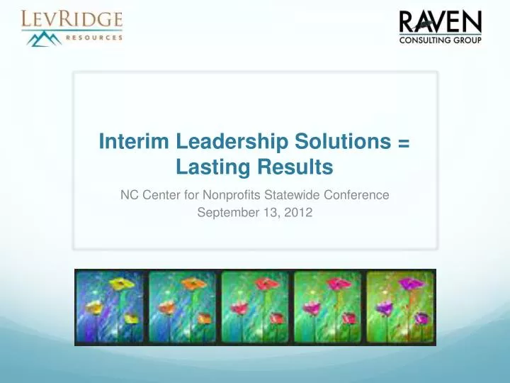 interim leadership solutions lasting results
