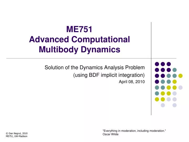 me751 advanced computational multibody dynamics
