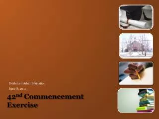 42 nd Commencement Exercise