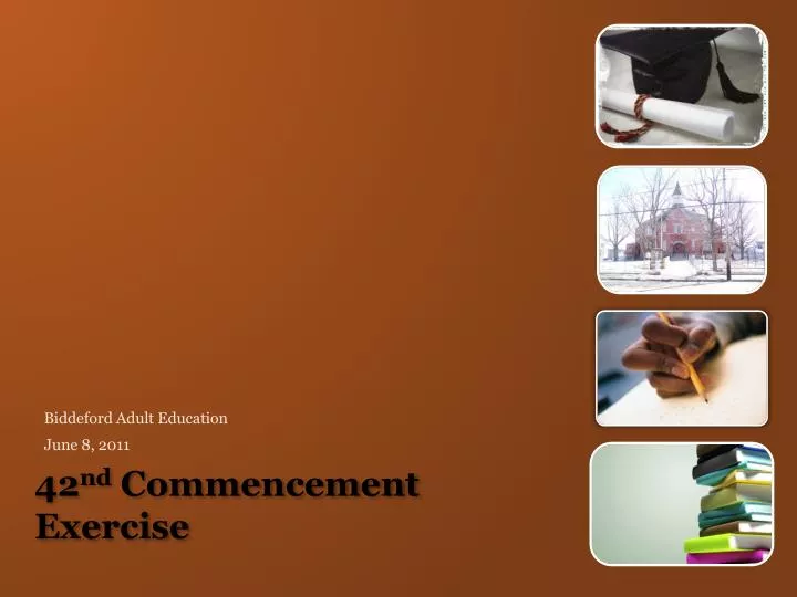 42 nd commencement exercise