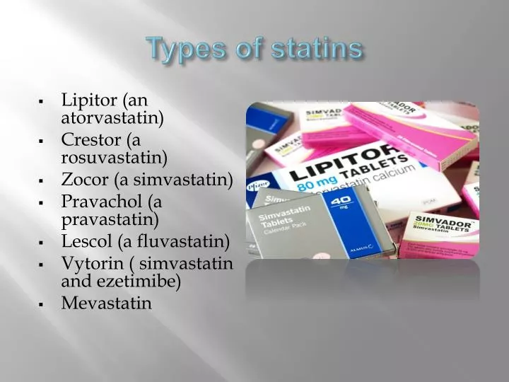 types of statins