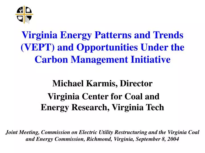 virginia energy patterns and trends vept and opportunities under the carbon management initiative