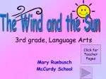 3rd grade, Language Arts - slide 1