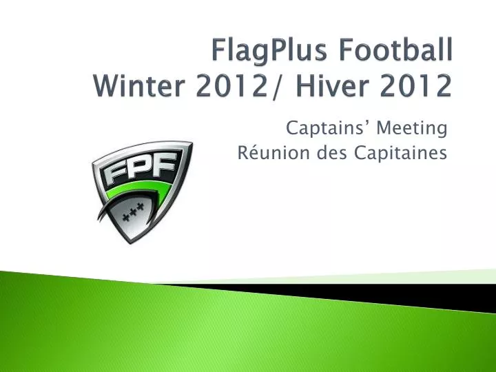 flagplus football winter 2012 hiver 2012