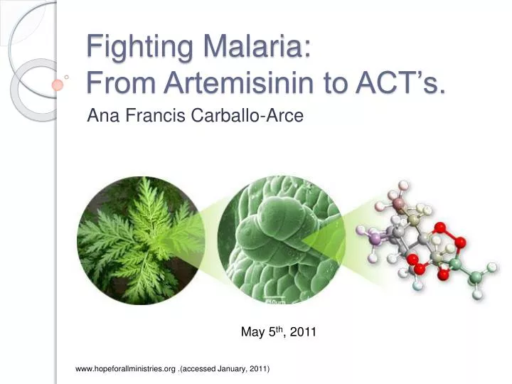 fighting malaria from artemisinin to act s