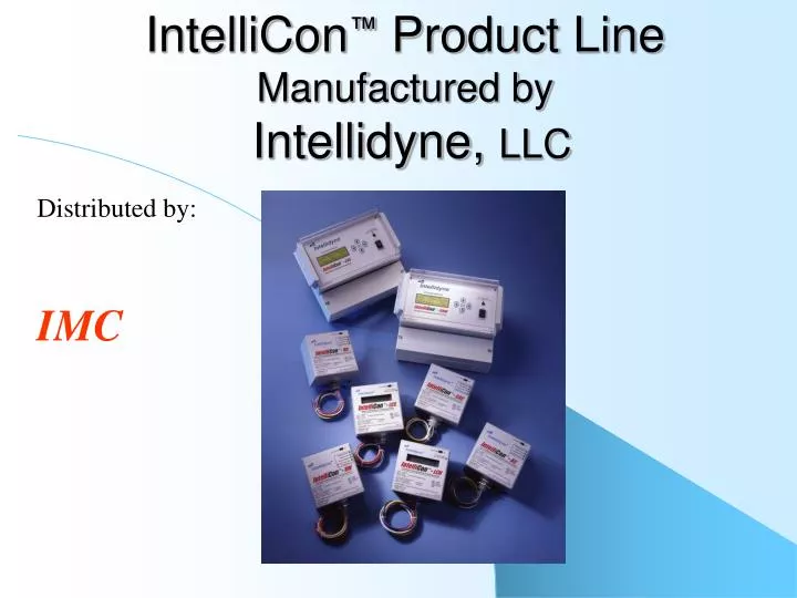intellicon product line manufactured by intellidyne llc