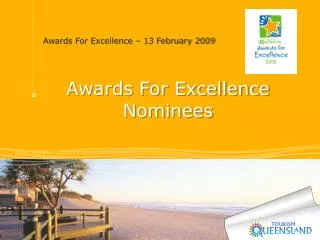 Awards For Excellence Nominees