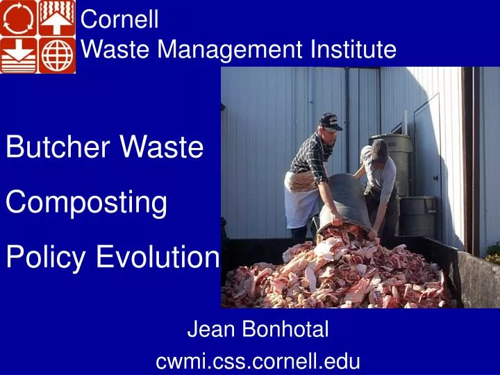 cornell waste management institute