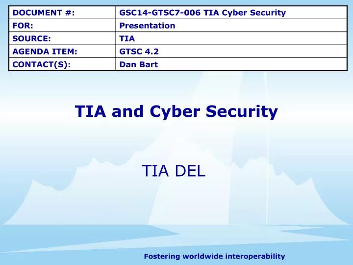 tia and cyber security