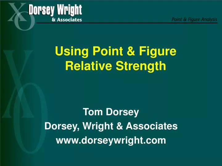 using point figure relative strength