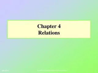 chapter 4 relations