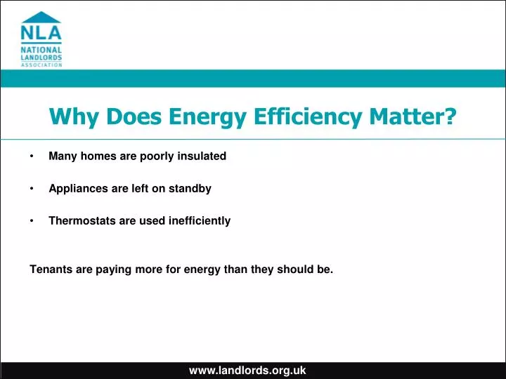 why does energy efficiency matter