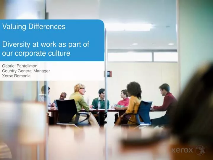 valuing differences diversity at work as part of our corporate culture