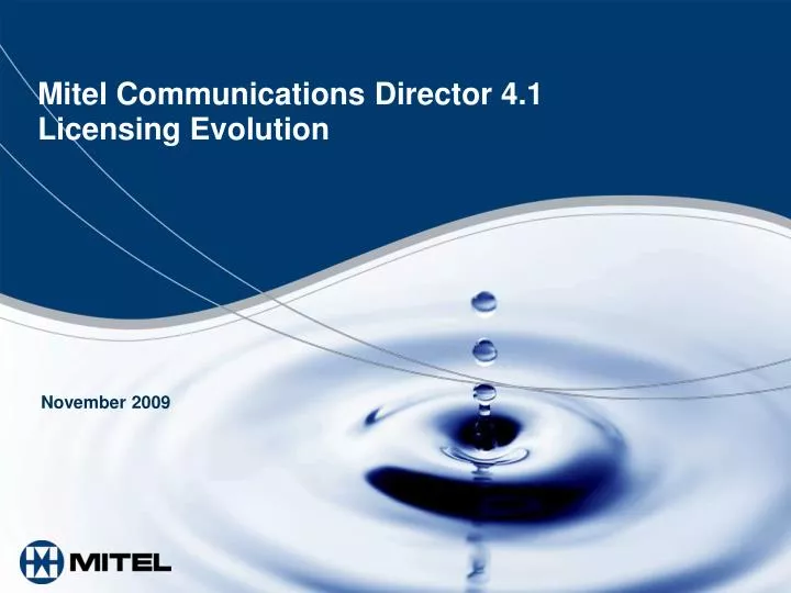 mitel communications director 4 1 licensing evolution