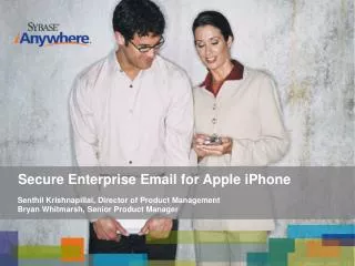 Secure Enterprise Email for Apple iPhone