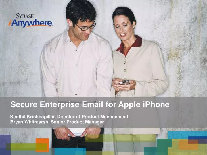 secure enterprise email for apple iphone