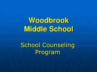 Woodbrook Middle School